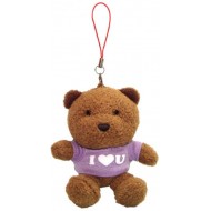 I Love You Teddy Bear (Purple)